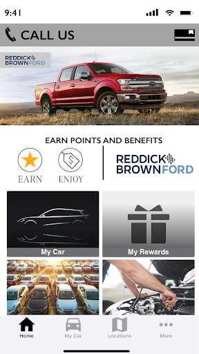 Run android online APK Reddick Brown Ford Rewards from MyAndroid or emulate Reddick Brown Ford Rewards using MyAndroid