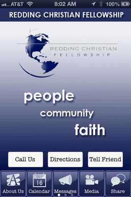 Emulate Android APK Redding Christian Fellowship
