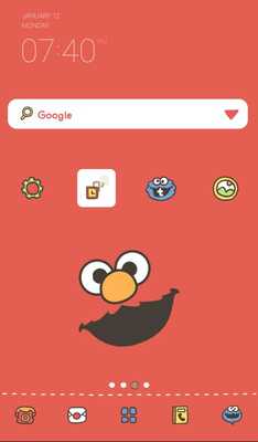 Emulate Android APK Red dodol launcher theme