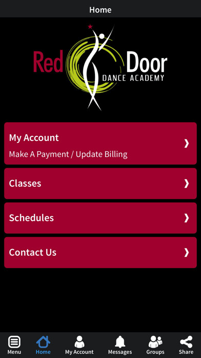 Emulate iPhone app Red Door Dance Academy using MyAndroid Emulate iPhone app Red Door Dance Academy using MyAndroid