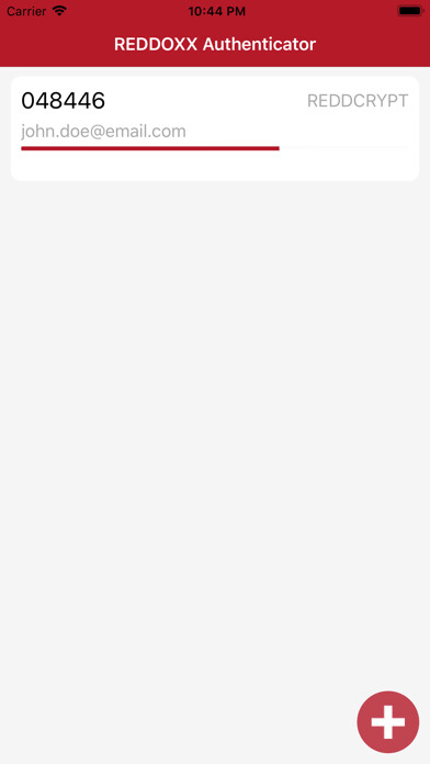 Emulate iPhone app REDDOXX Authenticator using MyAndroid