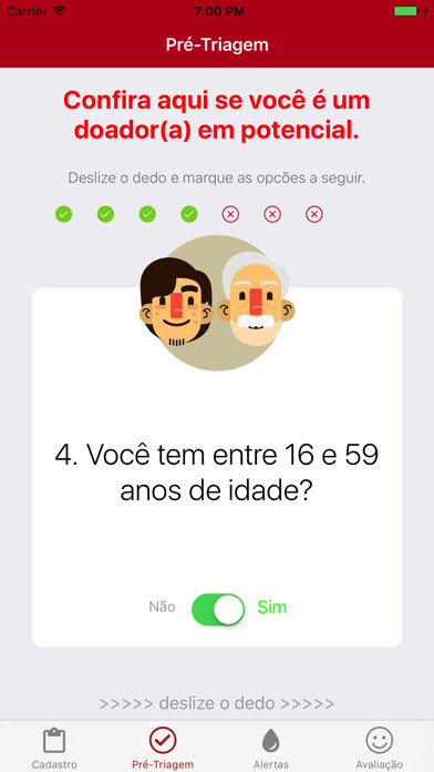 Emulate iPhone app Rede de Municípios Doadores using MyAndroid