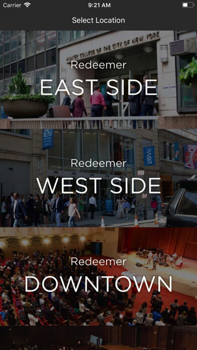 Emulate iPhone app Redeemer Churches & Ministries using MyAndroid