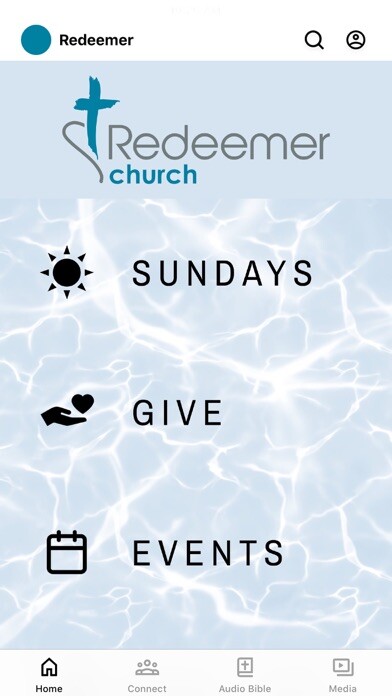 Emulate iPhone app Redeemer Church MI using MyAndroid
