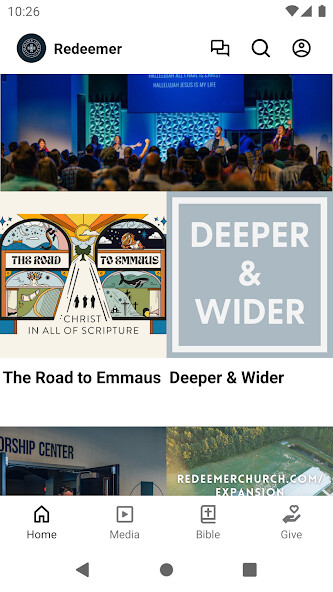 Emulate iPhone app Redeemer Church NC using MyAndroid Emulate iPhone app Redeemer Church NC using MyAndroid