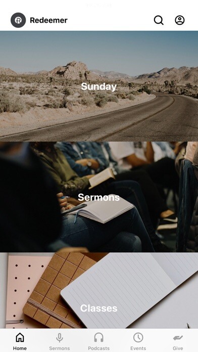 Emulate iPhone app Redeemer Eastside using MyAndroid