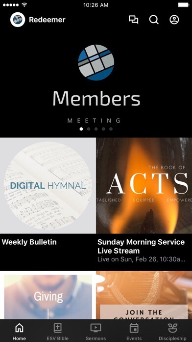Emulate iPhone app Redeemer Fellowship Church using MyAndroid Emulate iPhone app Redeemer Fellowship Church using MyAndroid