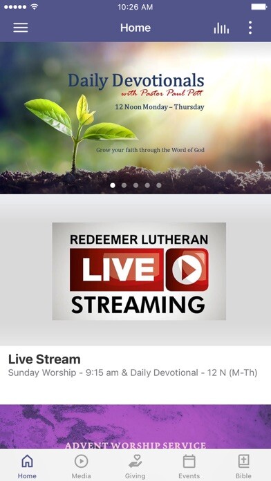 Emulate iPhone app Redeemer Lutheran - Green Bay using MyAndroid Emulate iPhone app Redeemer Lutheran - Green Bay using MyAndroid
