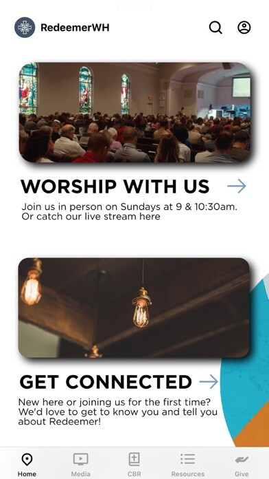 Emulate iPhone app Redeemer Winter Haven using MyAndroid