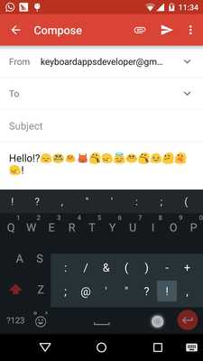 Emulate Android APK Red Emoji Android L Keyboard Emulate Android APK Red Emoji Android L Keyboard