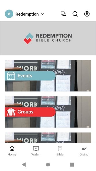 Run android online APK Redemption Bible Church from MyAndroid or emulate Redemption Bible Church using MyAndroid