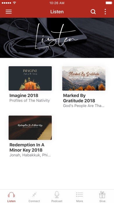 Emulate iPhone app Redemption Church - WV using MyAndroid
