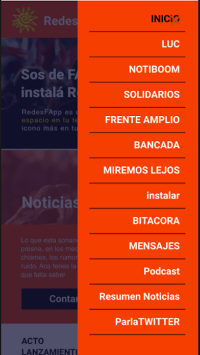Emulate iPhone app RedesFApp using MyAndroid Emulate iPhone app RedesFApp using MyAndroid