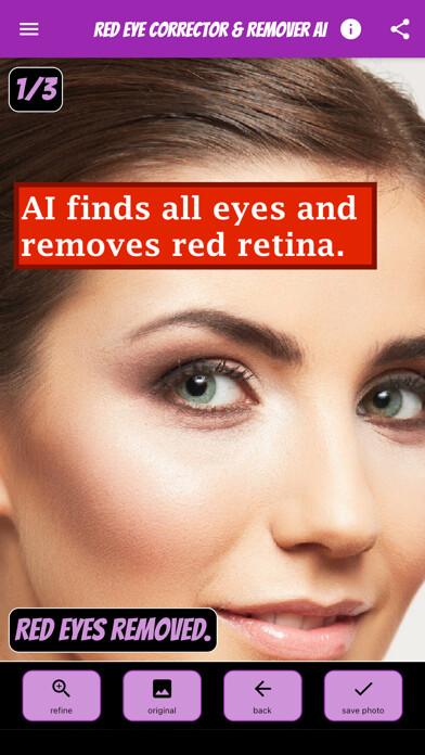 Emulate iPhone app Red Eye Corrector & Remover AI using MyAndroid Emulate iPhone app Red Eye Corrector & Remover AI using MyAndroid