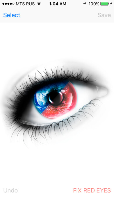 Emulate iPhone app Red Eye Corrector using MyAndroid Emulate iPhone app Red Eye Corrector using MyAndroid