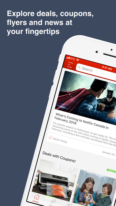 Emulate iPhone app RedFlagDeals - Flyers & Deals using MyAndroid Emulate iPhone app RedFlagDeals - Flyers & Deals using MyAndroid
