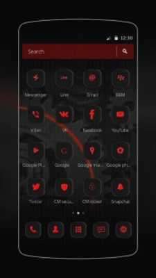 Emulate Android APK Red Gear Technology Launcher