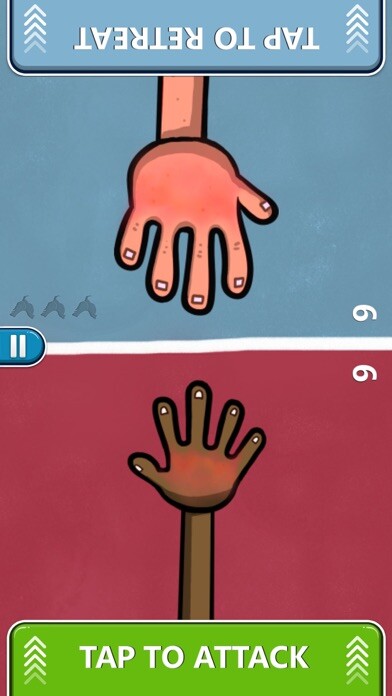 Emulate iPhone app Red Hands - Fun 2 Player Games using MyAndroid