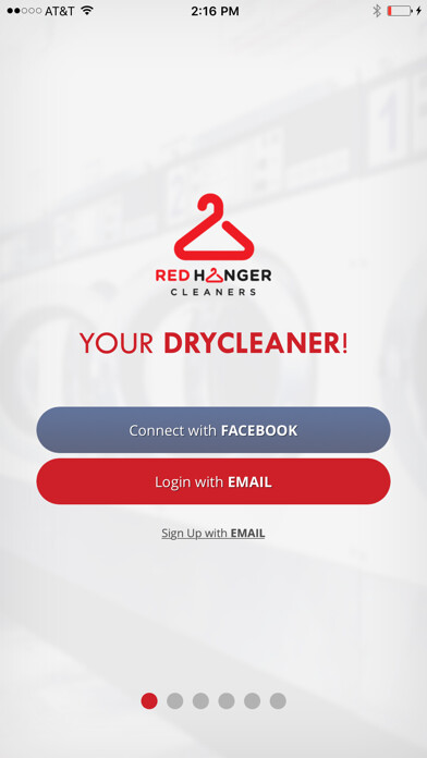 Emulate iPhone app Red Hanger Cleaners using MyAndroid Emulate iPhone app Red Hanger Cleaners using MyAndroid