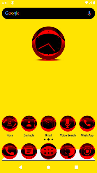 Run android online APK Red Icon Pack Style 2 from MyAndroid or emulate Red Icon Pack Style 2 using MyAndroid