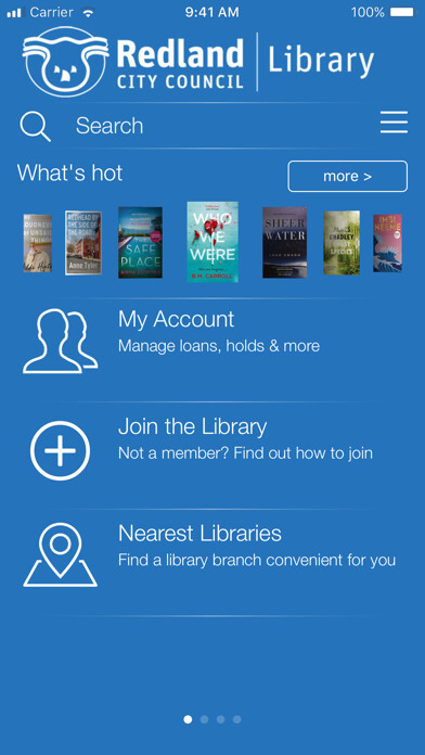 Emulate iPhone app Redland City Council Library using MyAndroid Emulate iPhone app Redland City Council Library using MyAndroid
