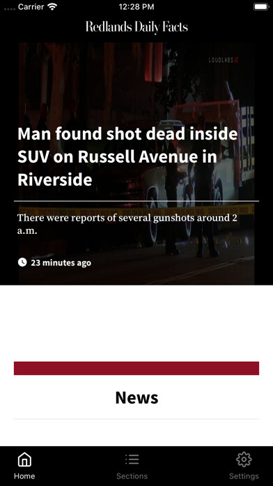 Emulate iPhone app Redlands Daily Facts using MyAndroid Emulate iPhone app Redlands Daily Facts using MyAndroid