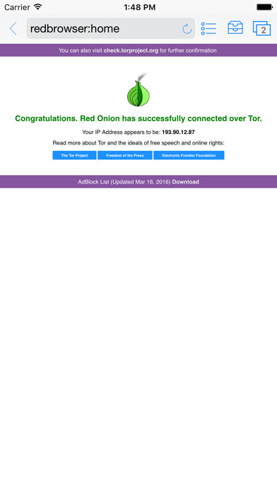 Emulate iPhone app Red Onion - Darknet Browser using MyAndroid Emulate iPhone app Red Onion - Darknet Browser using MyAndroid