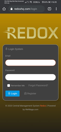 Run android online APK Redox System from MyAndroid or emulate Redox System using MyAndroid