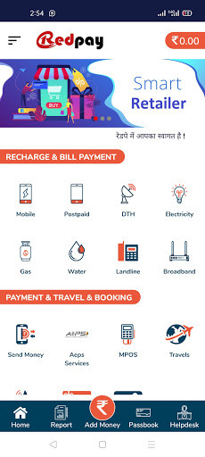 Run android online APK Redpay - Recharge, Bill & more from MyAndroid or emulate Redpay - Recharge, Bill & more using MyAndroid
