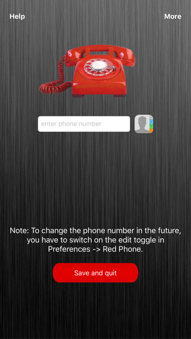 Emulate iPhone app Red Phone using MyAndroid