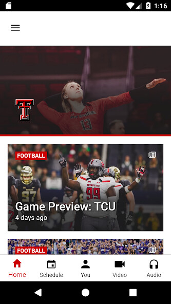 Run android online APK Red Raider Gameday Live from MyAndroid or emulate Red Raider Gameday Live using MyAndroid