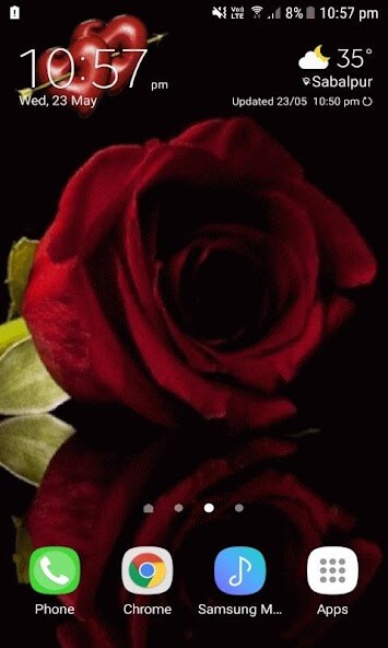 Run android online APK Red Rose Hearts LWP from MyAndroid or emulate Red Rose Hearts LWP using MyAndroid