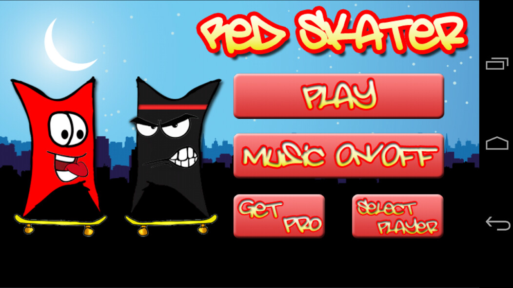 Run android online APK Red Skater from MyAndroid or emulate Red Skater using MyAndroid