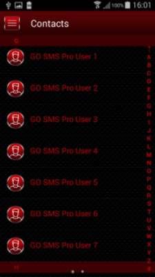 Emulate Android APK Red SMS Theme Emulate Android APK Red SMS Theme