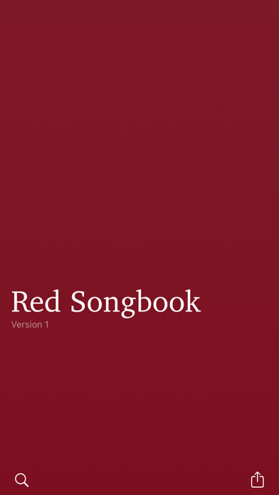 Emulate iPhone app Red Songbook using MyAndroid