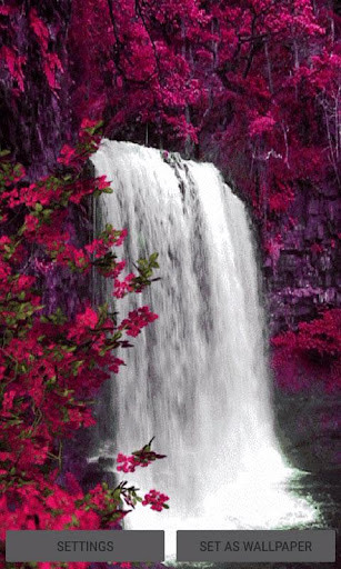 Run android online APK Red Spring Waterfall LWP from MyAndroid or emulate Red Spring Waterfall LWP using MyAndroid