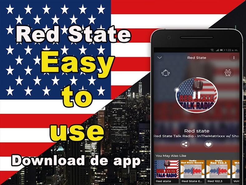 Run android online APK Red State Talk Radio News App from MyAndroid or emulate Red State Talk Radio News App using MyAndroid