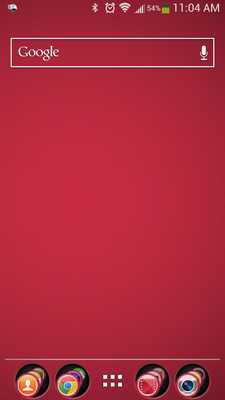 Emulate Android APK Red Theme