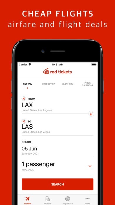 Emulate iPhone app Red Tickets - Cheap Flights using MyAndroid Emulate iPhone app Red Tickets - Cheap Flights using MyAndroid