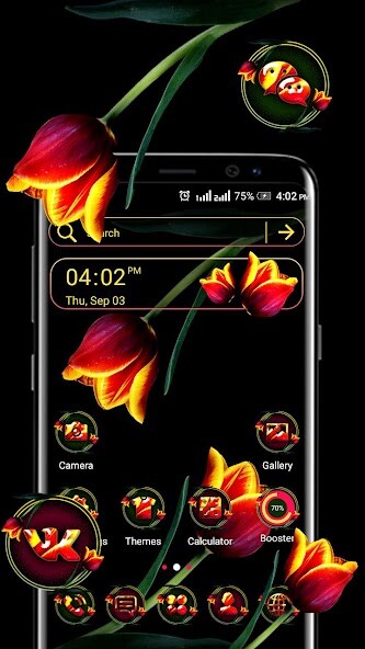 Run android online APK Red Tulip Theme Launcher from MyAndroid or emulate Red Tulip Theme Launcher using MyAndroid