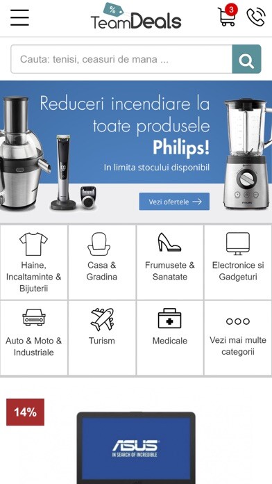 Emulate iPhone app Reduceri Teamdeals using MyAndroid Emulate iPhone app Reduceri Teamdeals using MyAndroid