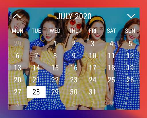 Run android online APK Red Velvet Calendar Widget from MyAndroid or emulate Red Velvet Calendar Widget using MyAndroid