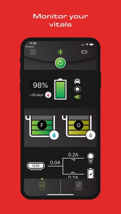 Emulate iPhone app RedVision by REDARC using MyAndroid