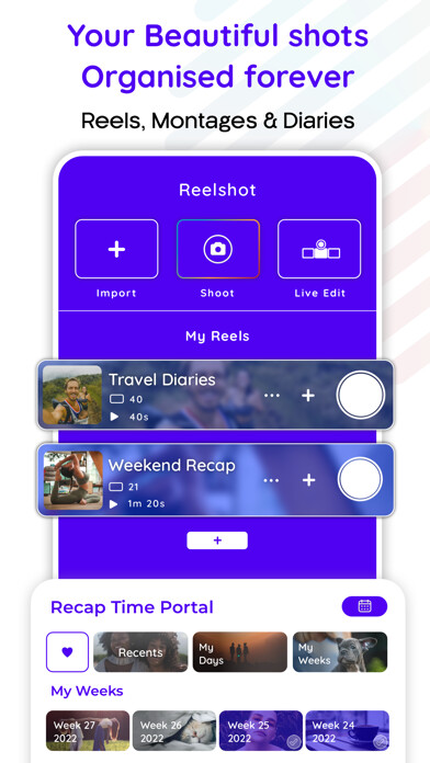 Emulate iPhone app Reelshot Video Editor & Camera using MyAndroid