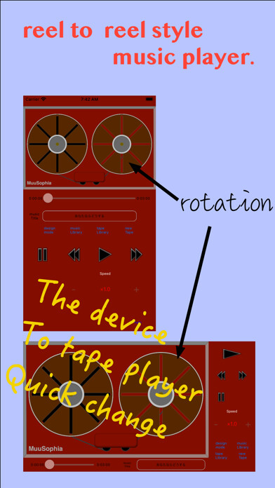 Emulate iPhone app ReelToReelLike MusicPlayer Pro using MyAndroid Emulate iPhone app ReelToReelLike MusicPlayer Pro using MyAndroid