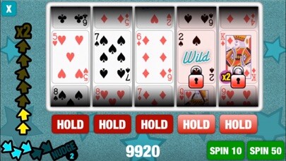 Emulate iPhone app Reel Wild Poker 88 using MyAndroid