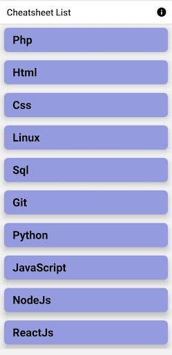 Run android online APK Ref Cheatsheets from MyAndroid or emulate Ref Cheatsheets using MyAndroid