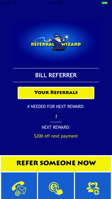 Emulate iPhone app Referral Wizard using MyAndroid Emulate iPhone app Referral Wizard using MyAndroid