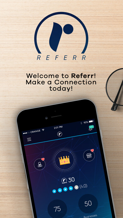Emulate iPhone app Referr - Make A Connection using MyAndroid Emulate iPhone app Referr - Make A Connection using MyAndroid
