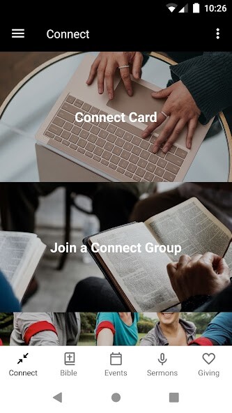 Emulate iPhone app Reflection Church using MyAndroid Emulate iPhone app Reflection Church using MyAndroid